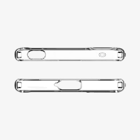 ACS03130 - Sony Xperia 10 III Case Ultra Hybrid in crystal clear showing the back